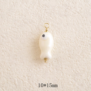 Pendentif Poisson en céramique