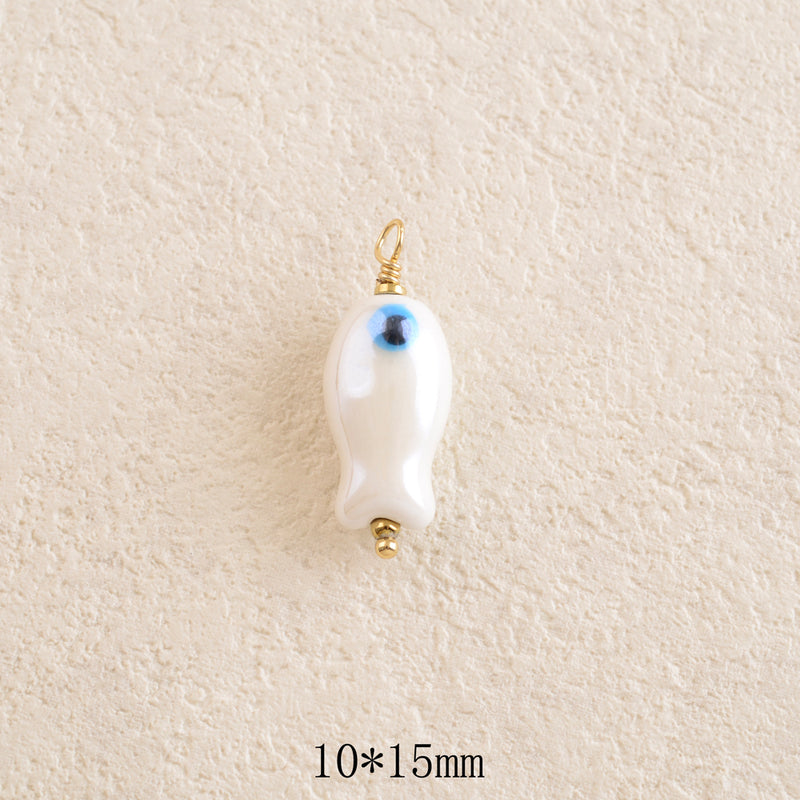 Pendentif Poisson en céramique