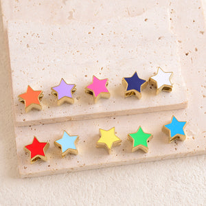 Pendentif Etoile émaillée