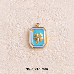 Pendentif Trèfle doré