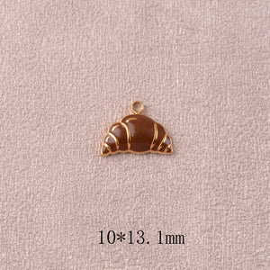Pendentif Croissant émaillé