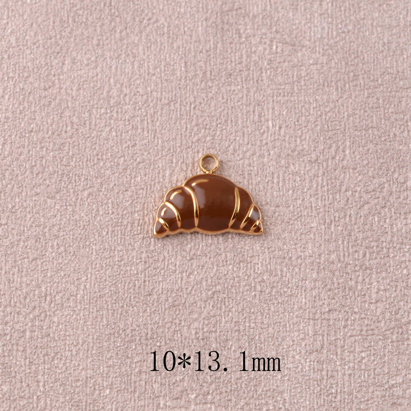 Pendentif Croissant émaillé