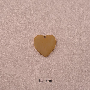 Pendentif Cœur plat