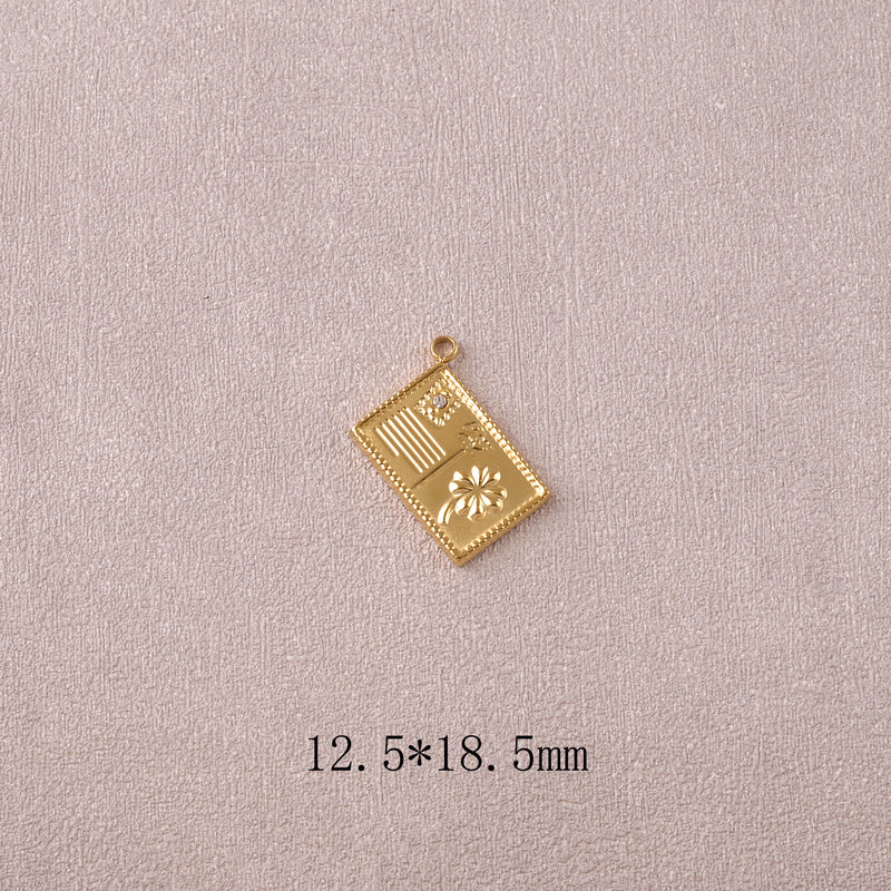 Pendentif Carte postale