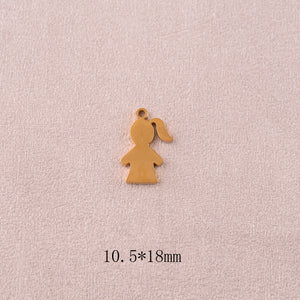 Pendentif Silhouette Fille/Garçon