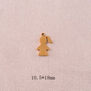 Pendentif Silhouette Fille/Garçon