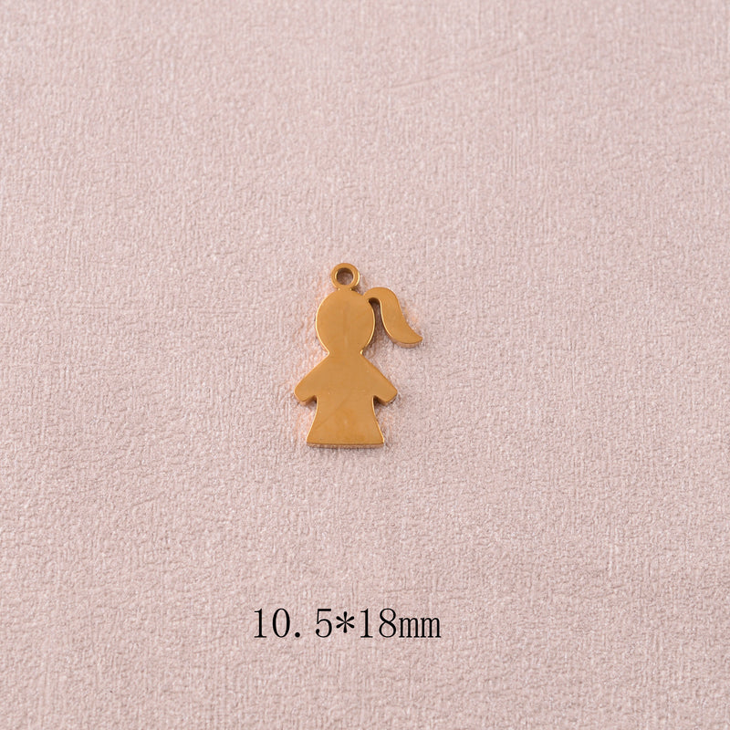 Pendentif Silhouette Fille/Garçon