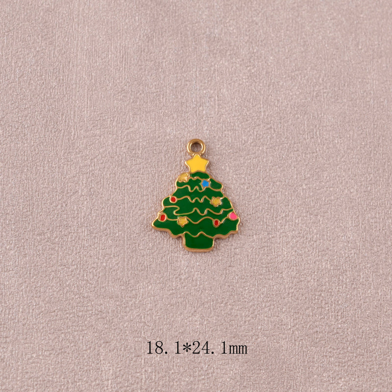 Pendentif Sapin étoile jaune