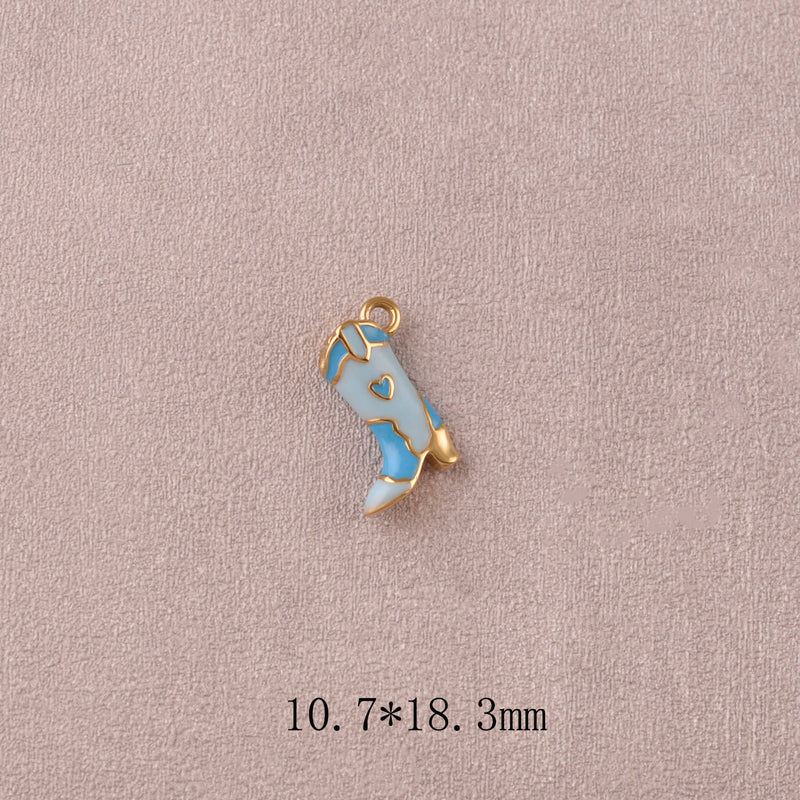 Pendentif Santiag colorée
