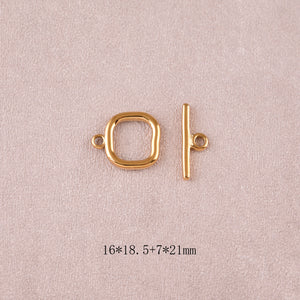 Fermoir toggle carré 18.5mm