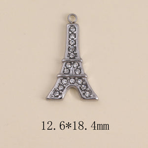 Pendentif Tour Eiffel Strass