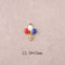Bleu foncé/Rouge