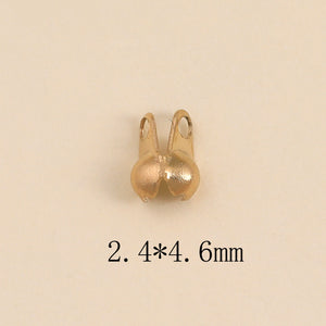 Embouts pour chaîne maille boule 2mm (10)