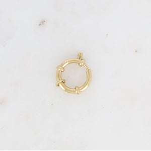 Fermoir rond à ressort (lot de 2)