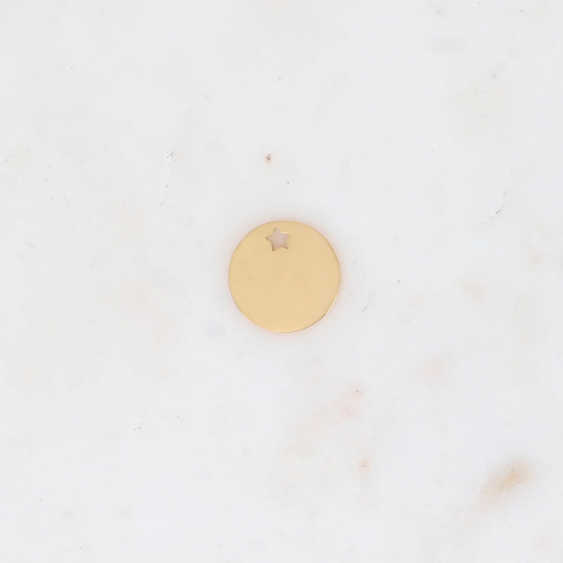 Médaillon simple avec étoile