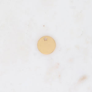 Médaillon simple avec étoile