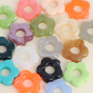 Fleur en acétate 20mm (lot de 10)