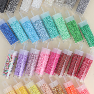 Rocaille en verre - Rond 2,5mm