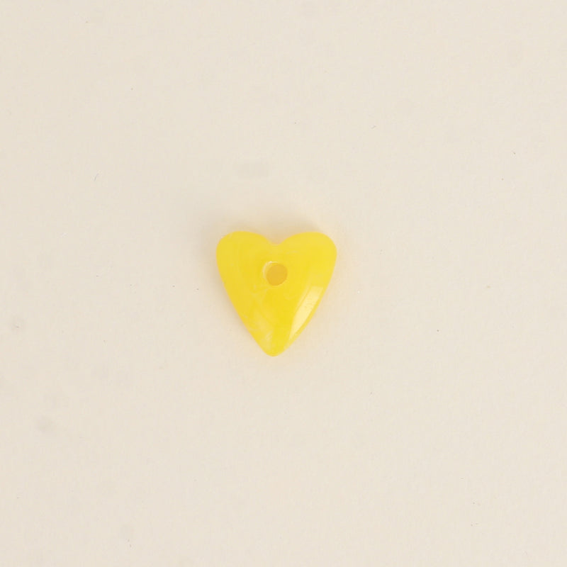 Cœur en acétate (lot de 10)