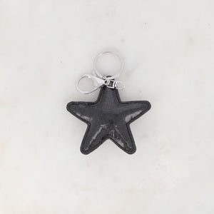 Porte clé étoile effet croco