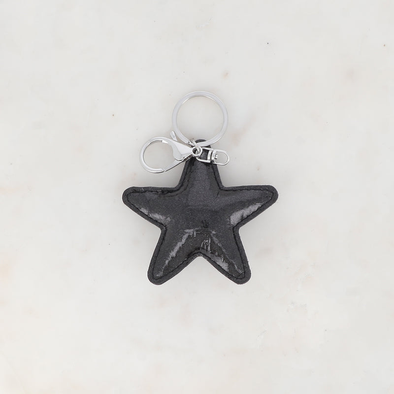 Porte clé étoile effet croco