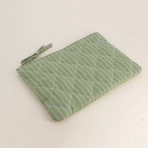 Pochette en coton à motif